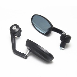 mirrors for a scooter oval with a plug