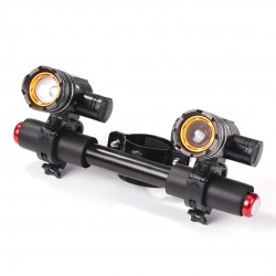 Rechargeable led headlights with handlebar