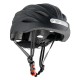 Bicycle helmet with led light - M White