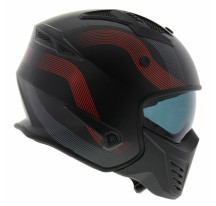 VITO JET BRUZANO helmet black