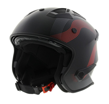 VITO JET BRUZANO helmet black