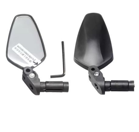 mirrors for a scooter oval with a plug