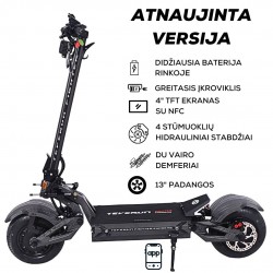 TEVERUN FIGHTER SUPREME 7260R 60Ah electric scooter | UPDATED Version 2024 (2nd Gen) | with APP and SMART BMS