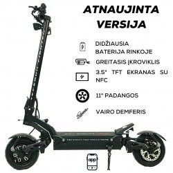 TEVERUN FIGHTER SUPREME 7260R 60Ah electric scooter | UPDATED Version 2024 (2nd Gen) | with APP and SMART BMS