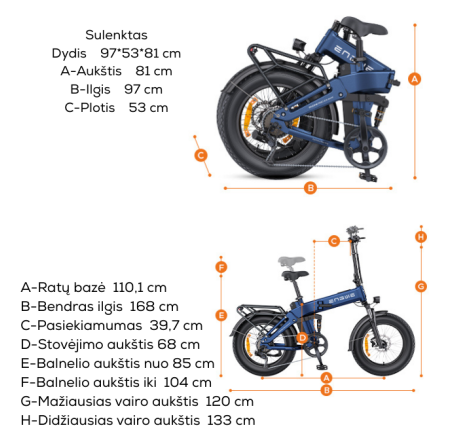 ENGWE ENGINE PRO 3.0 electric bike (20")
