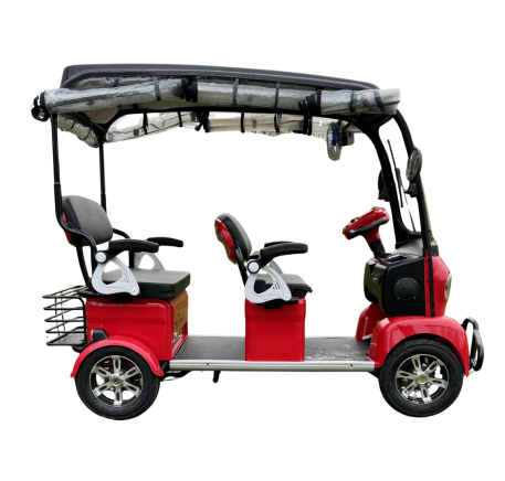 Electric four-wheel vehicle with solar batteries PANDA (16')