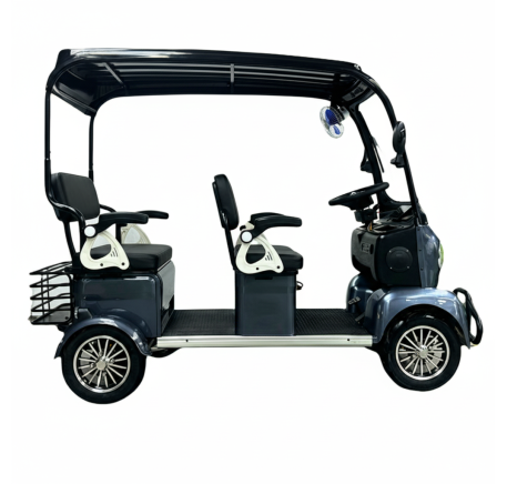 Electric four-wheel vehicle with solar batteries PANDA (16')