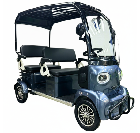 Electric four-wheel vehicle with solar batteries PANDA (16')