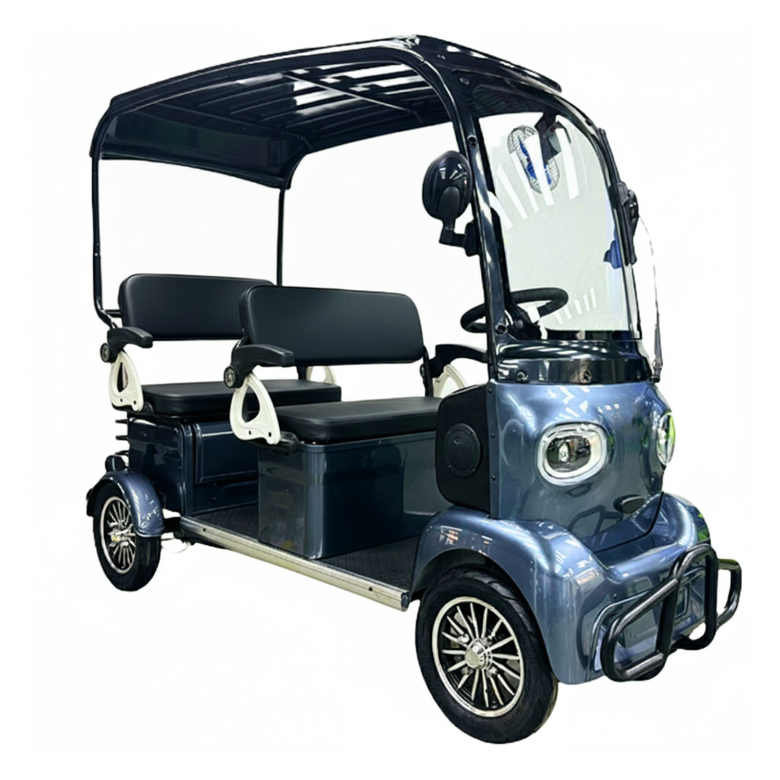 Electric four-wheel vehicle with solar batteries PANDA (16')