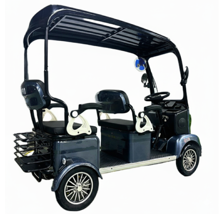 Electric four-wheel vehicle with solar batteries PANDA (16')