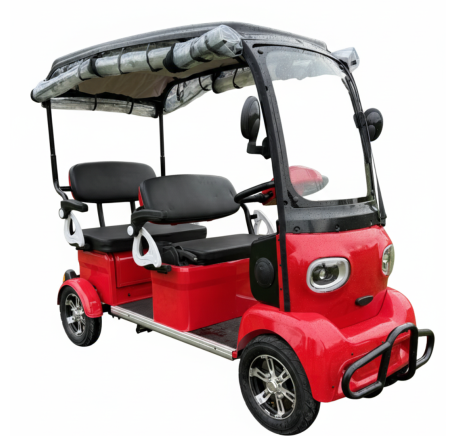 Electric four-wheel vehicle with solar batteries PANDA (16')