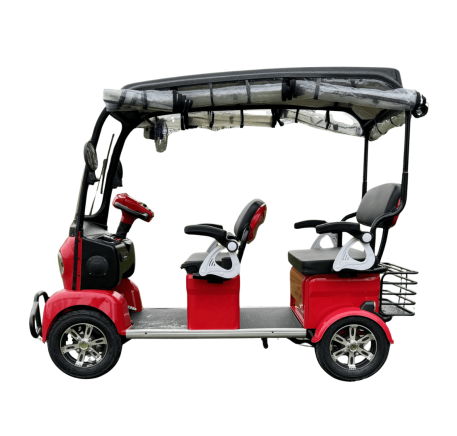 Electric four-wheel vehicle with solar batteries PANDA (16')