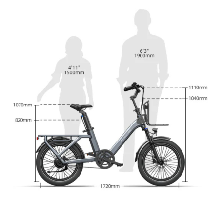 ADO AIR One ULTRA electric bike |250W | (20")