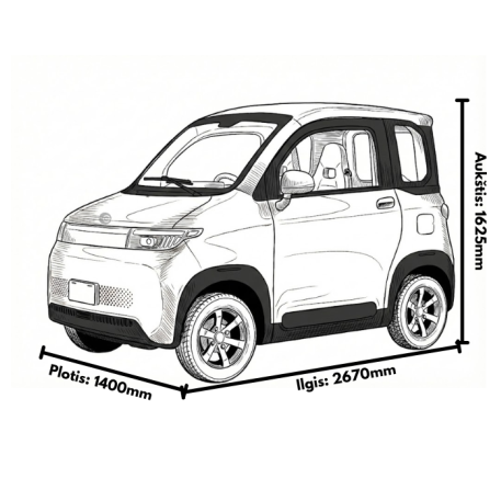 Electric micorcar RIDE-E TUNA (EEC)
