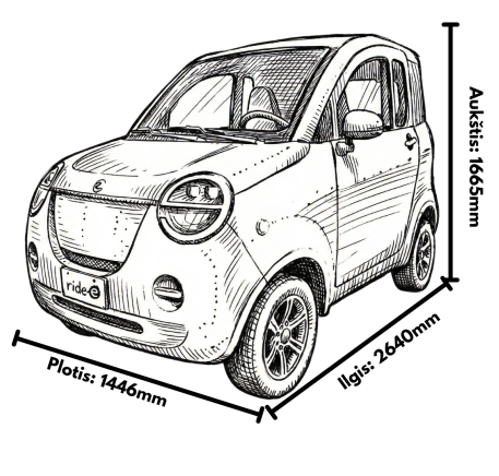 Electric micorcar RIDE-E DORA (EEC)
