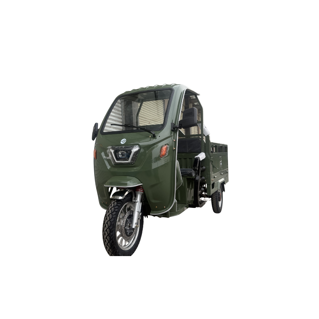 Electric cargo scooter RIDE-E BULL with a roof and windshield  (EEC)