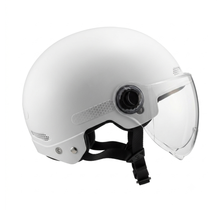 City ​​helmet with goggles