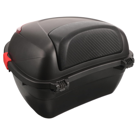 Universal scooter/chopper rear trunk with keys