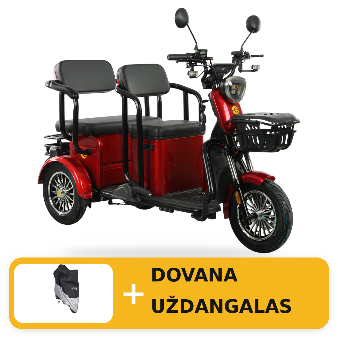 Electric tricycle scooter MINGO (EEC)