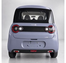 RIDE-E LUMA Grey — rear view (AI studio visual)