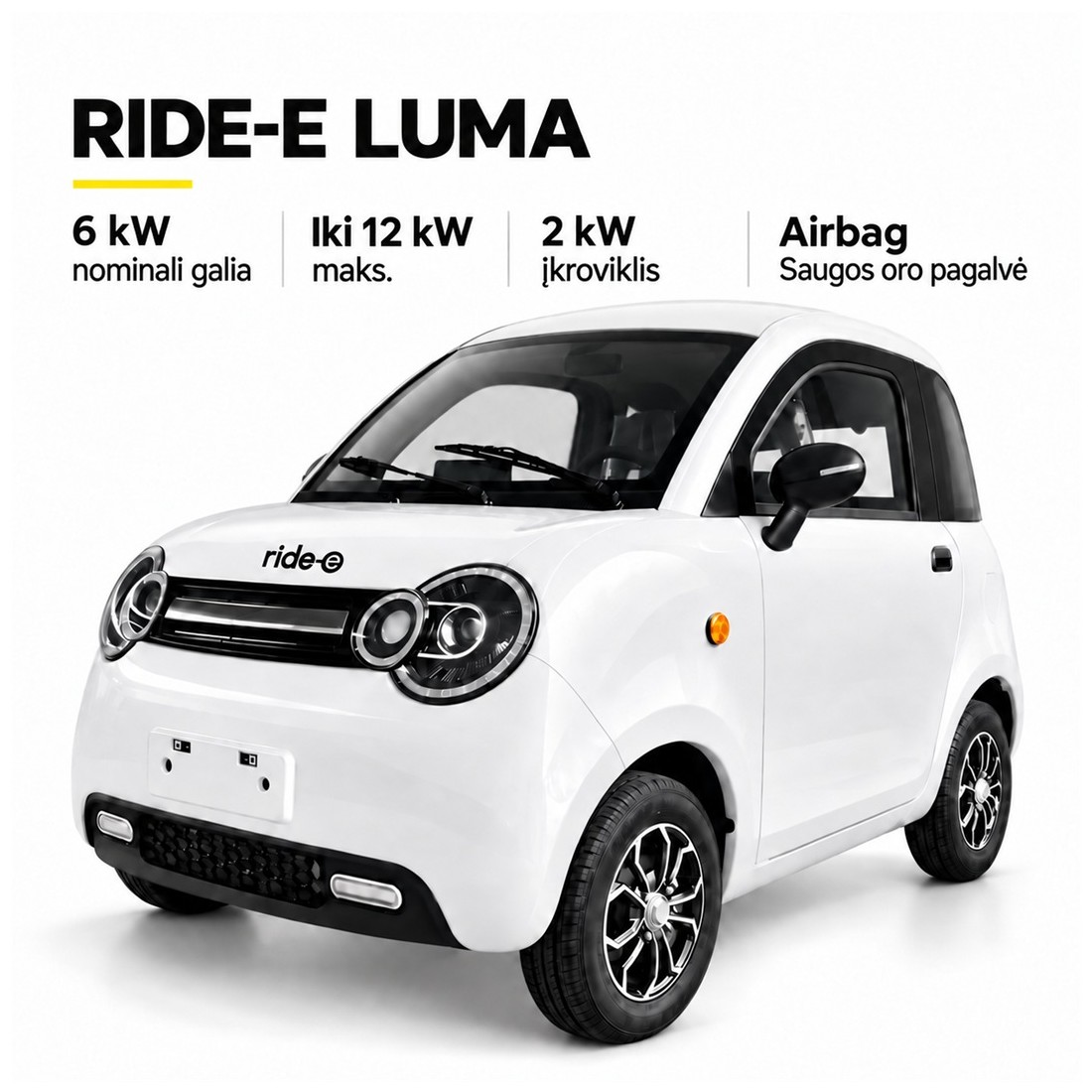 RIDE-E LUMA electric mini car
