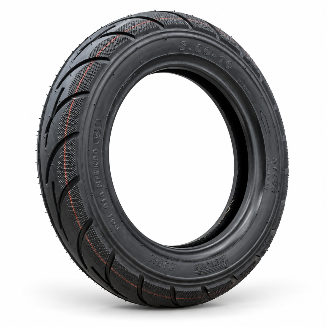 3.00-10 Tire for the RIDE-E AMBER Electric Tricycle
