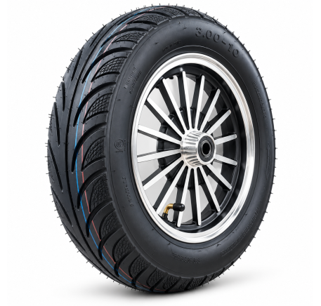 Front wheel rim with tire for the RIDE-E M20R / M20R PRO electric tricycle