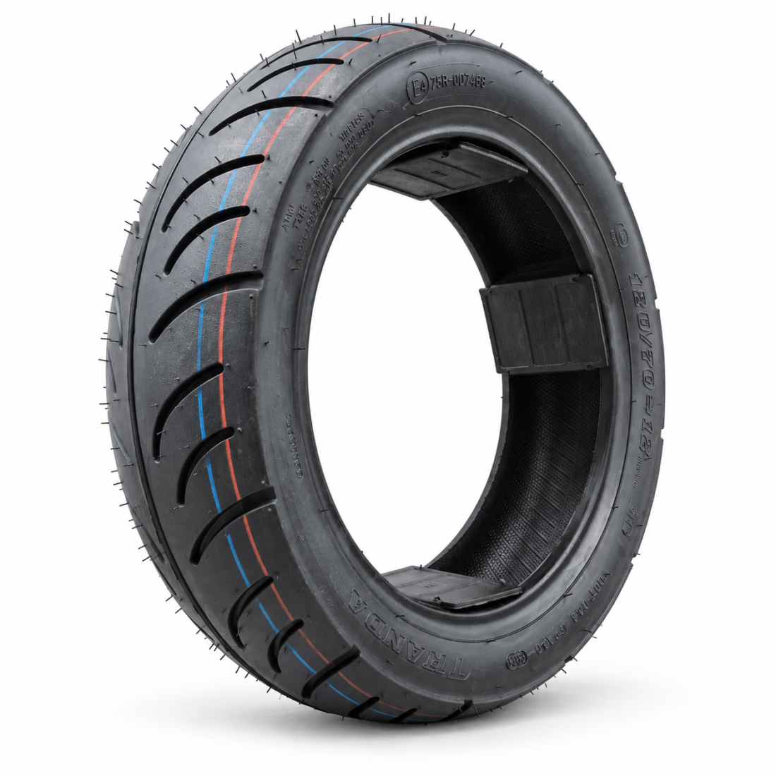 Front tire 120/70 R12 WANDA for the RIDE-E DOMI electric tricycle