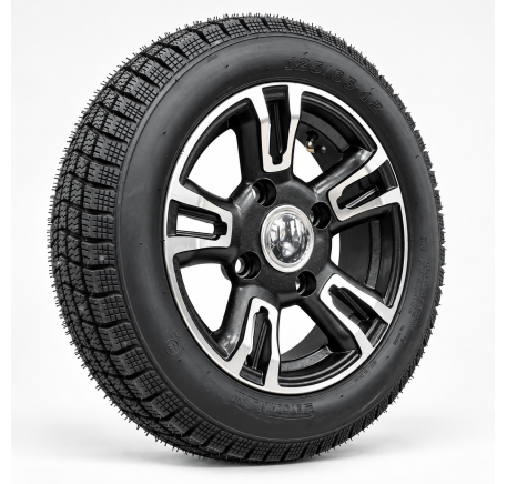Winter tire with rim125/65 R12 for NANA / DORA / TUNA electric mini cars