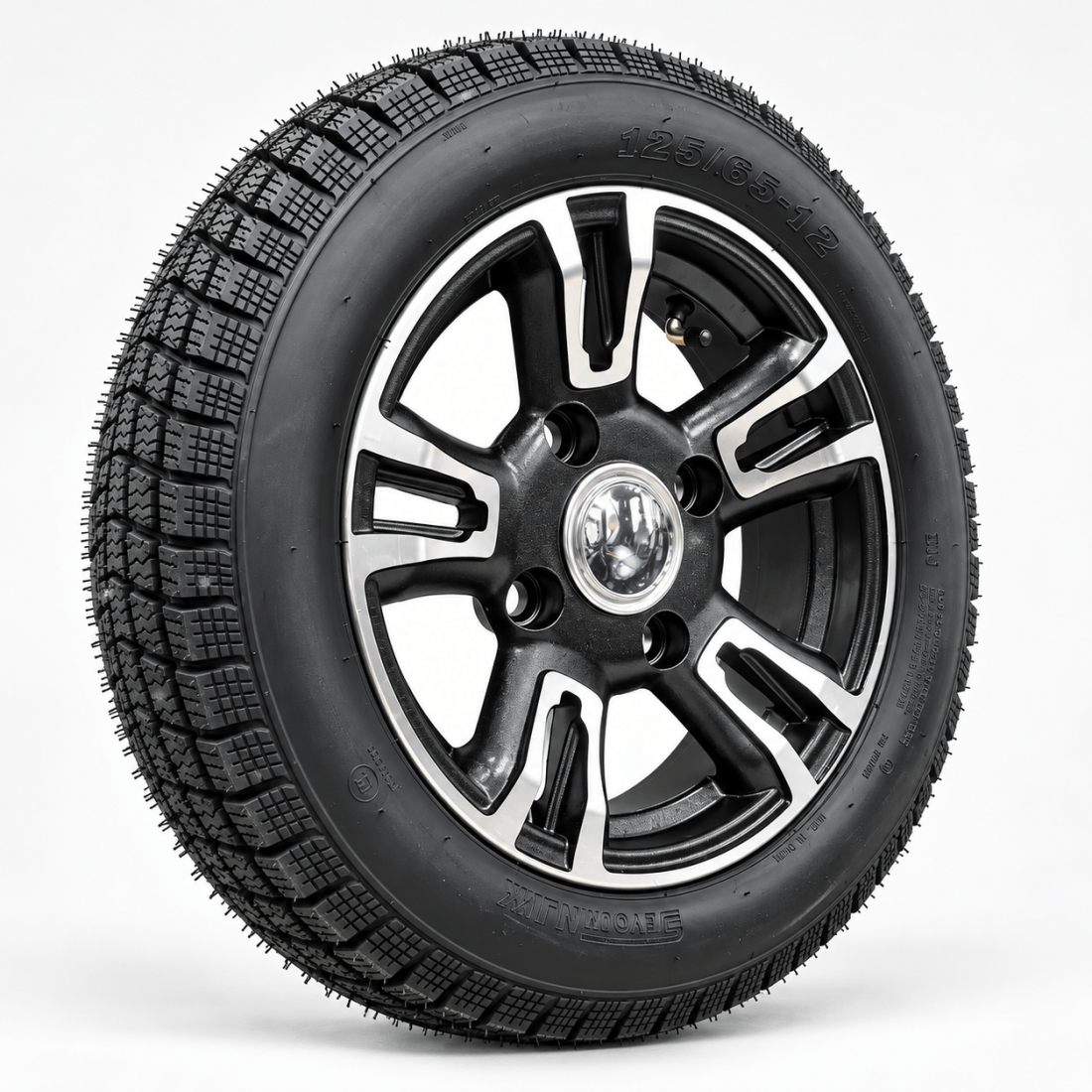 Winter tire with rim125/65 R12 for NANA / DORA / TUNA electric mini cars