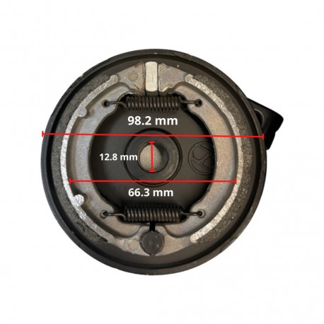 8" priekinis ratlankis su ratu el. paspirtukams S8