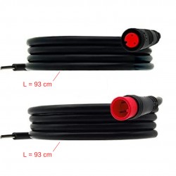 Cable pair (Male + female) 2pin