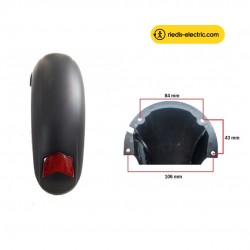 Rear mudguard with LED for S10X electric scooters