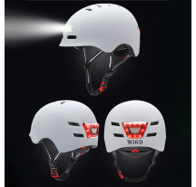 BIRD Protective helmet with LED light (3 colors)