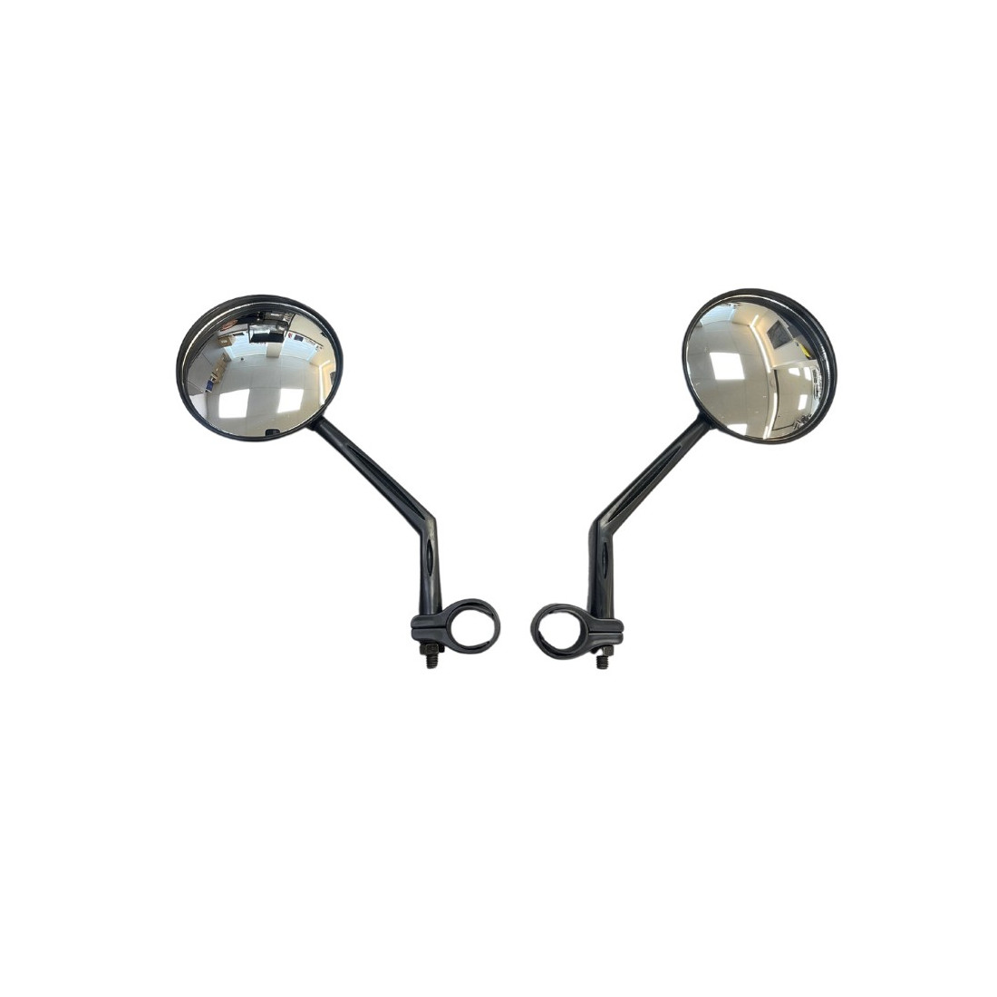 Scooter handlebar mirrors round