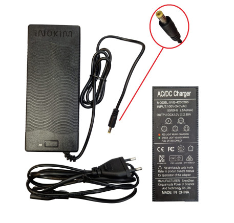 Charger 42V 2A (36V battery) VDE Inokim LIGHT 2