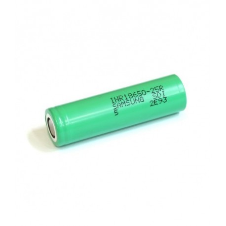 Samsung INR18650-25R 2500mAh - 20A battery cell